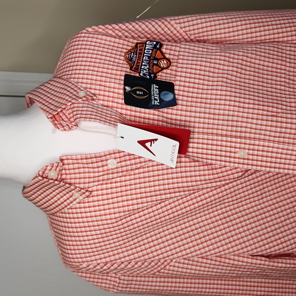 Antigua Other - XL Clemson Tigers National Championship Button-up
